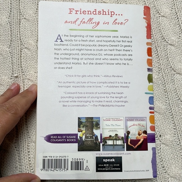 Susanne Colasanti novel. “Waiting for You” 322 pgs paperback. Good condition. - Picture 3 of 5